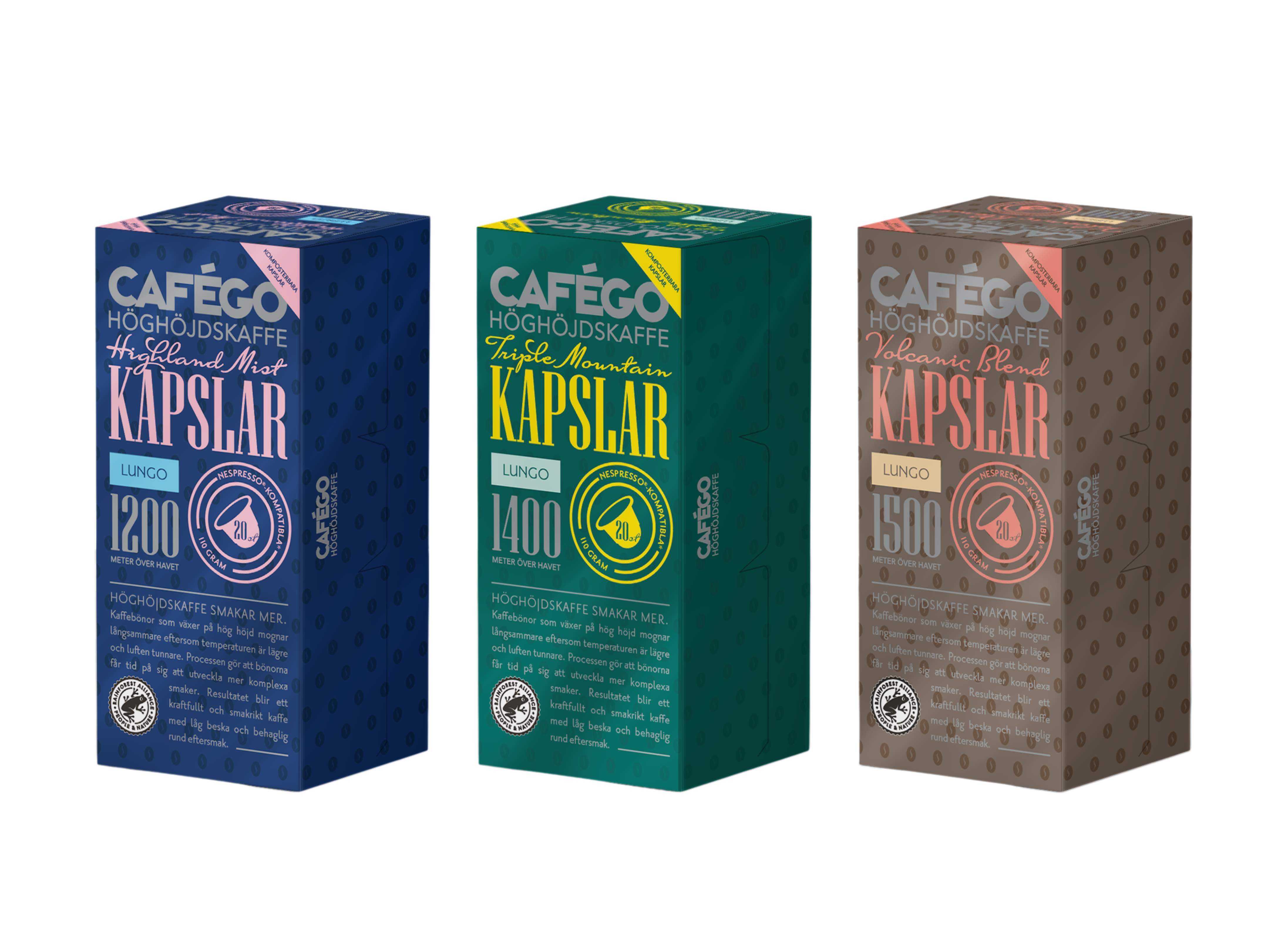 Mix 3 pack Kaffekapslar (Lungo)